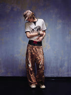 Layered Waist Tiger Trousers