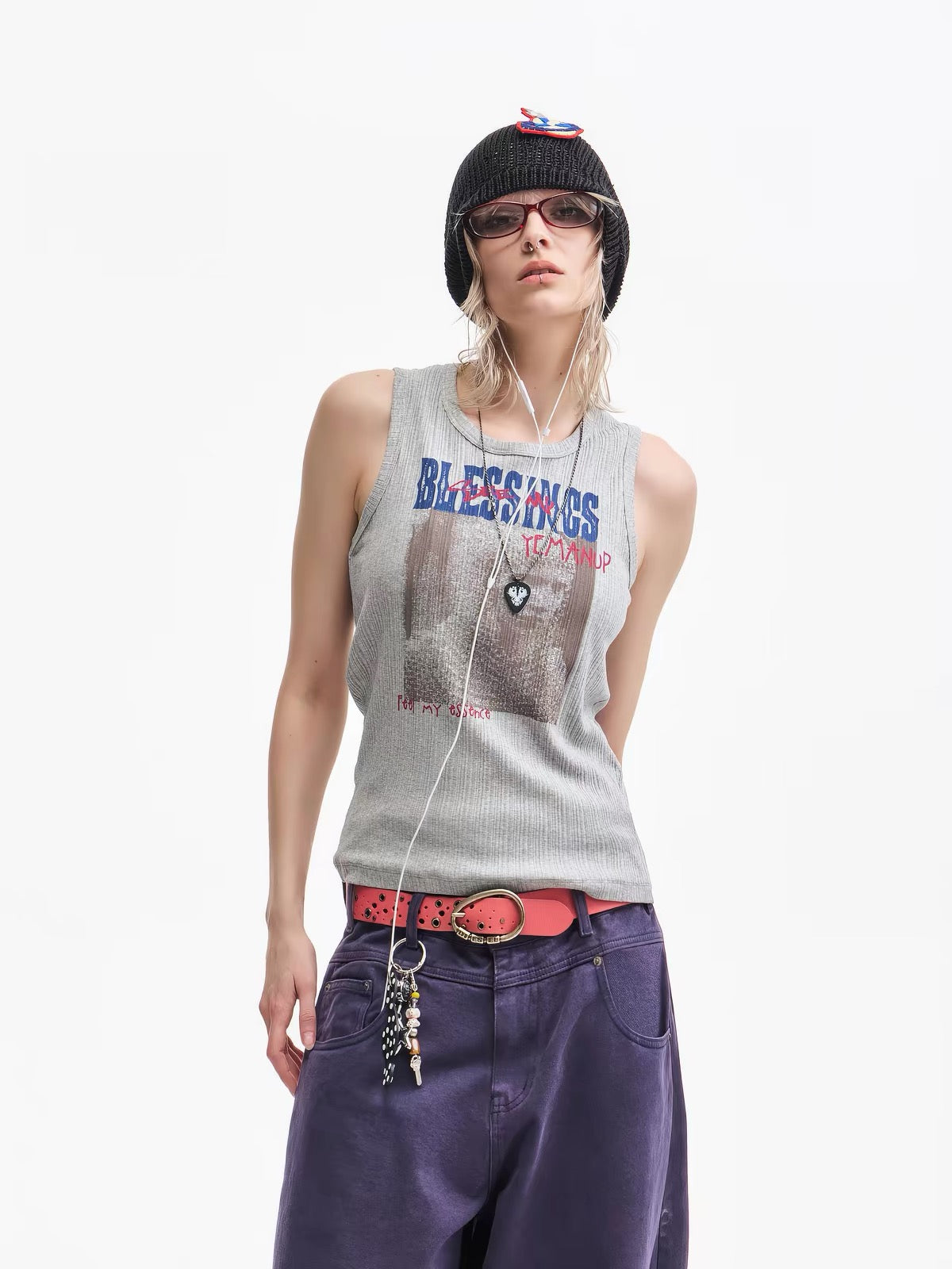 Portrait Print Tank