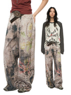Urban Floral Straight Pants