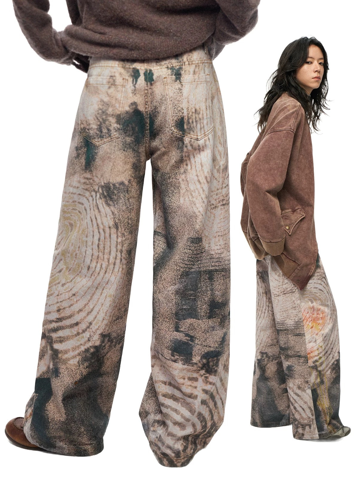 Urban Floral Straight Pants
