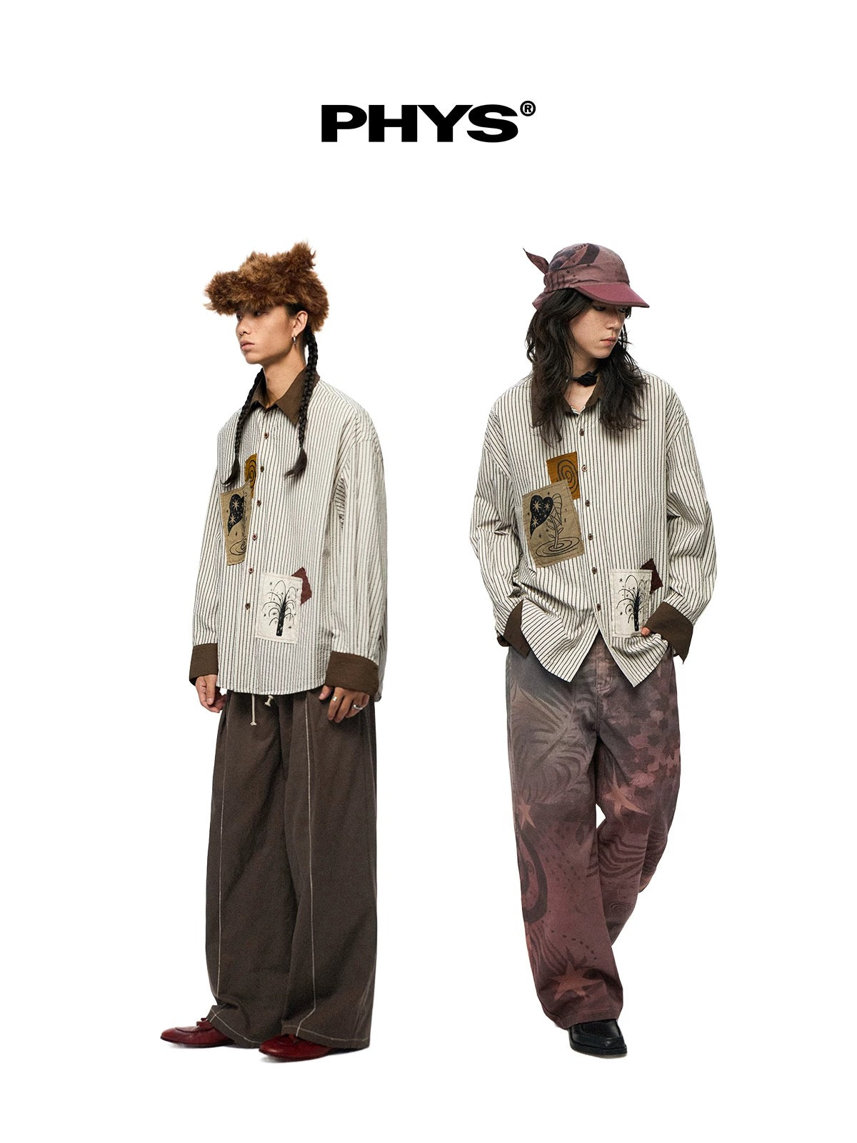 Patch Graphic Long Shirt