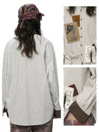 Patch Graphic Long Shirt