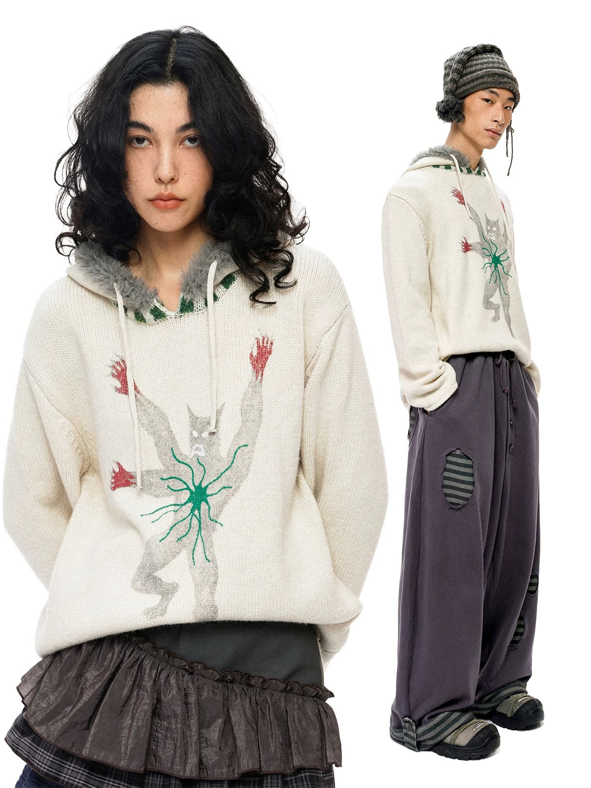 Monster Knit Hoodie