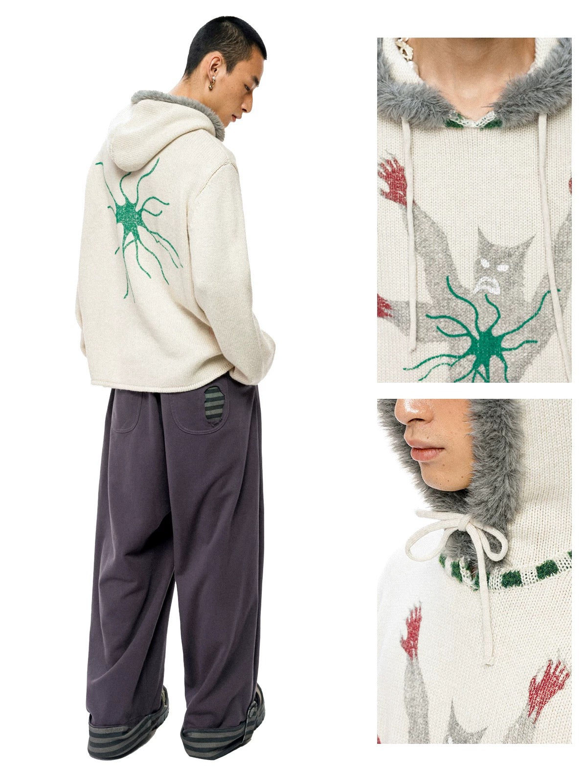 Monster Knit Hoodie