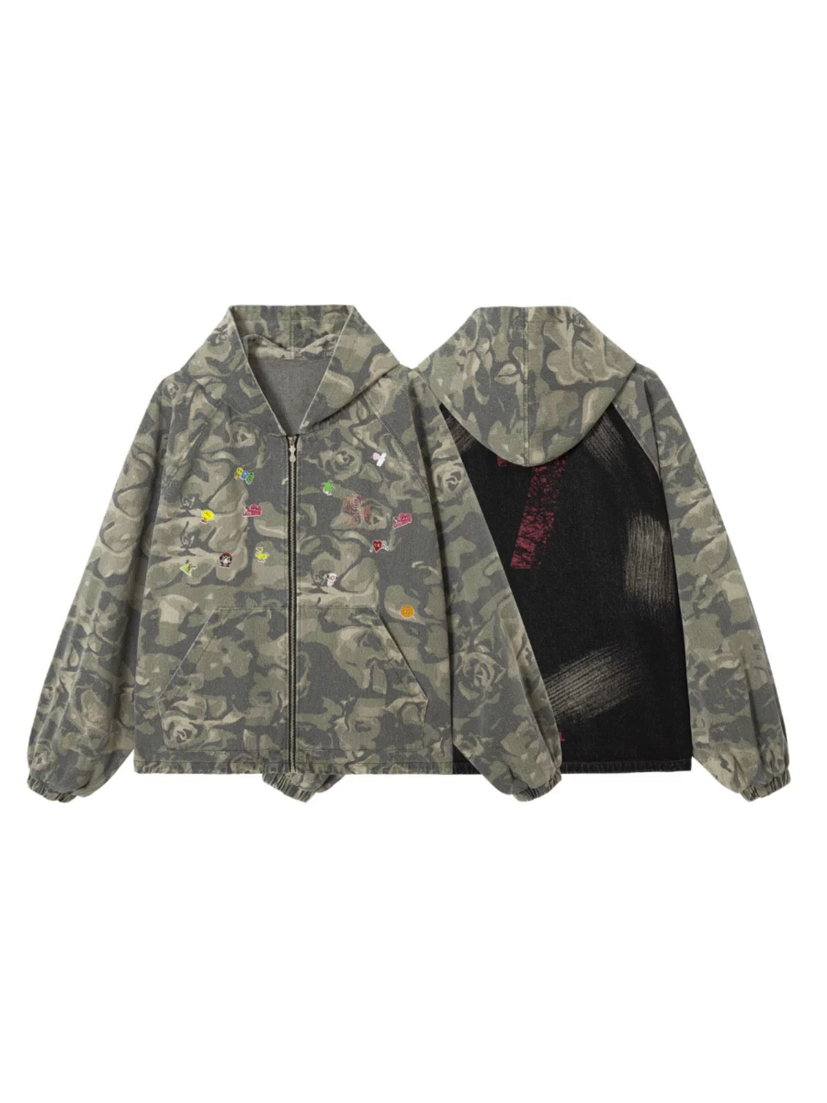 Camo Hooded Jacket