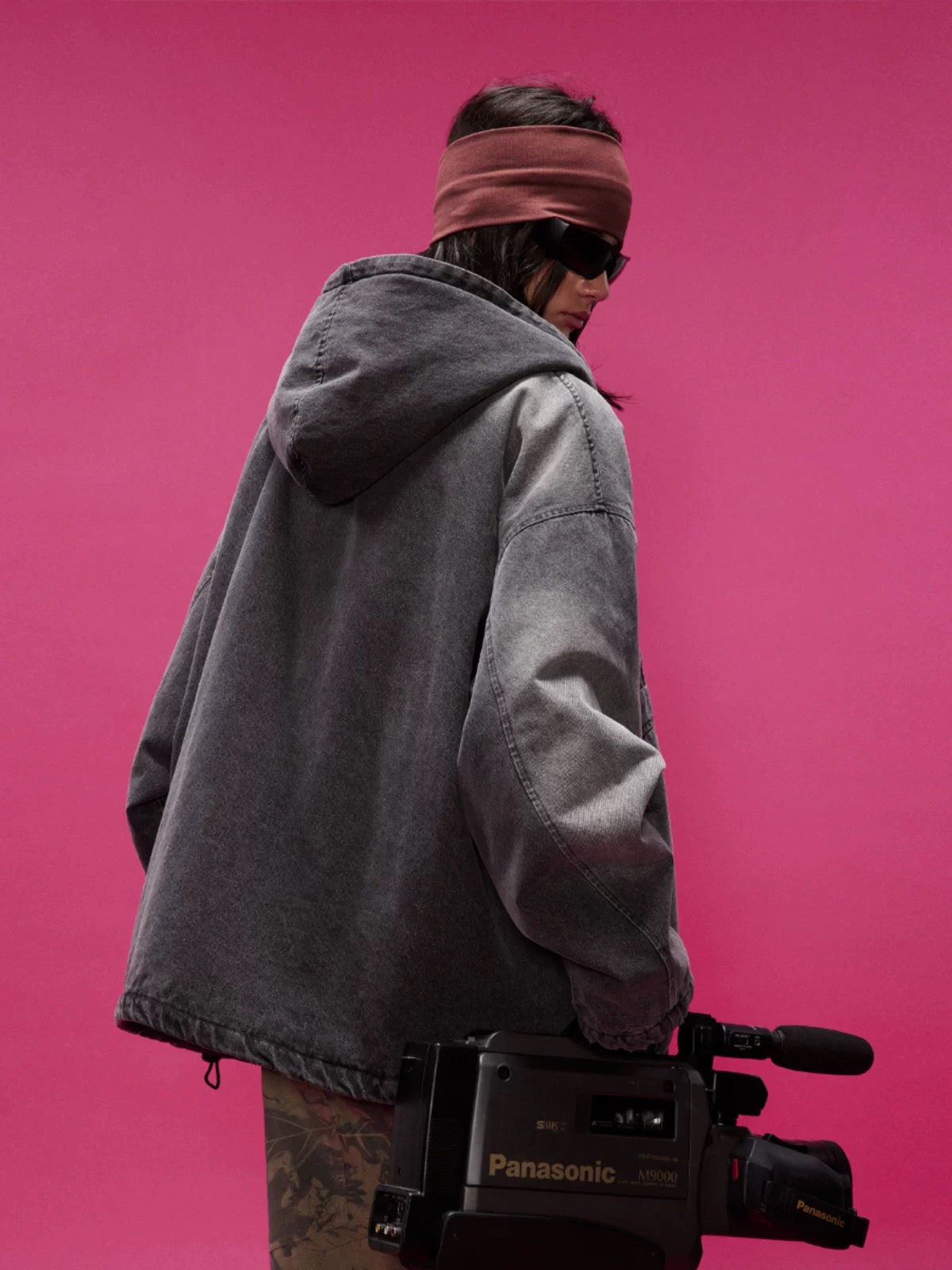 Distressed Padded Jacket