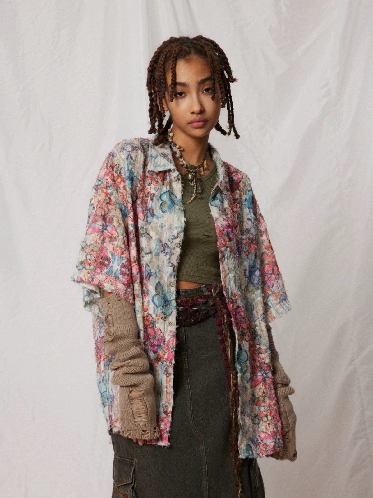 Butterfly Distressed Shirt