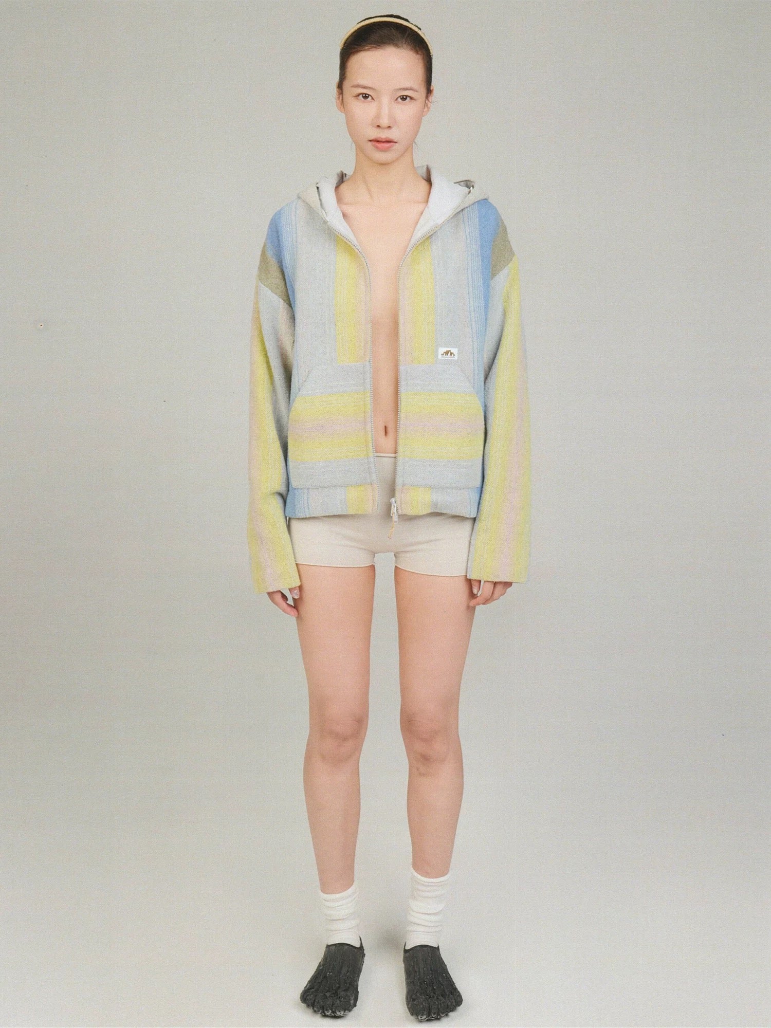 Stripe Pattern Hoodie