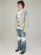 Stripe Pattern Hoodie