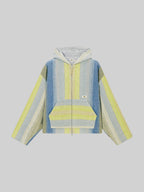 Stripe Pattern Hoodie