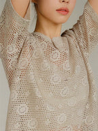 Lace Henley Tee