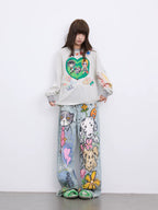 Dreamscape Graffiti Top