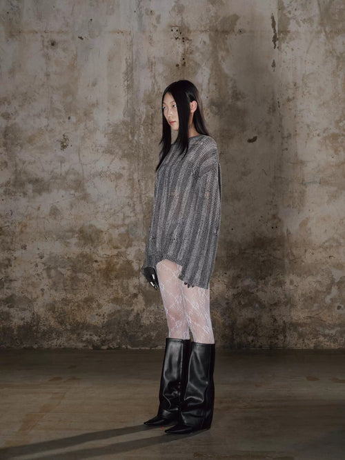 Chainmail Drape Knit