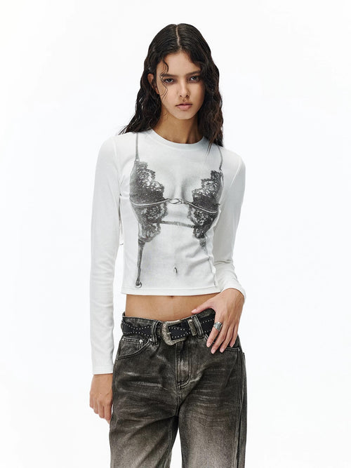 Bra Print Top