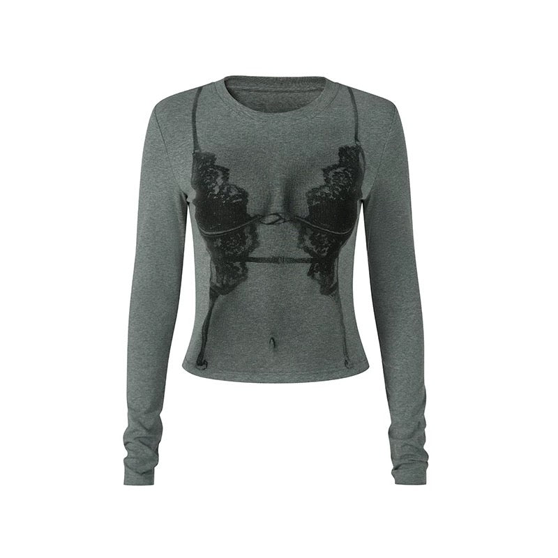 Bra Print Top