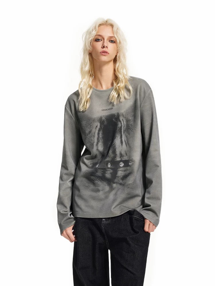 Baby Cat Print Top