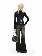 Low Waist Bootcut Denim