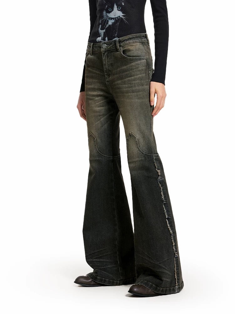 Low Waist Bootcut Denim