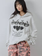 Patch Embroidered Hoodie