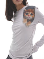 Cat Graphic Long Sleeve