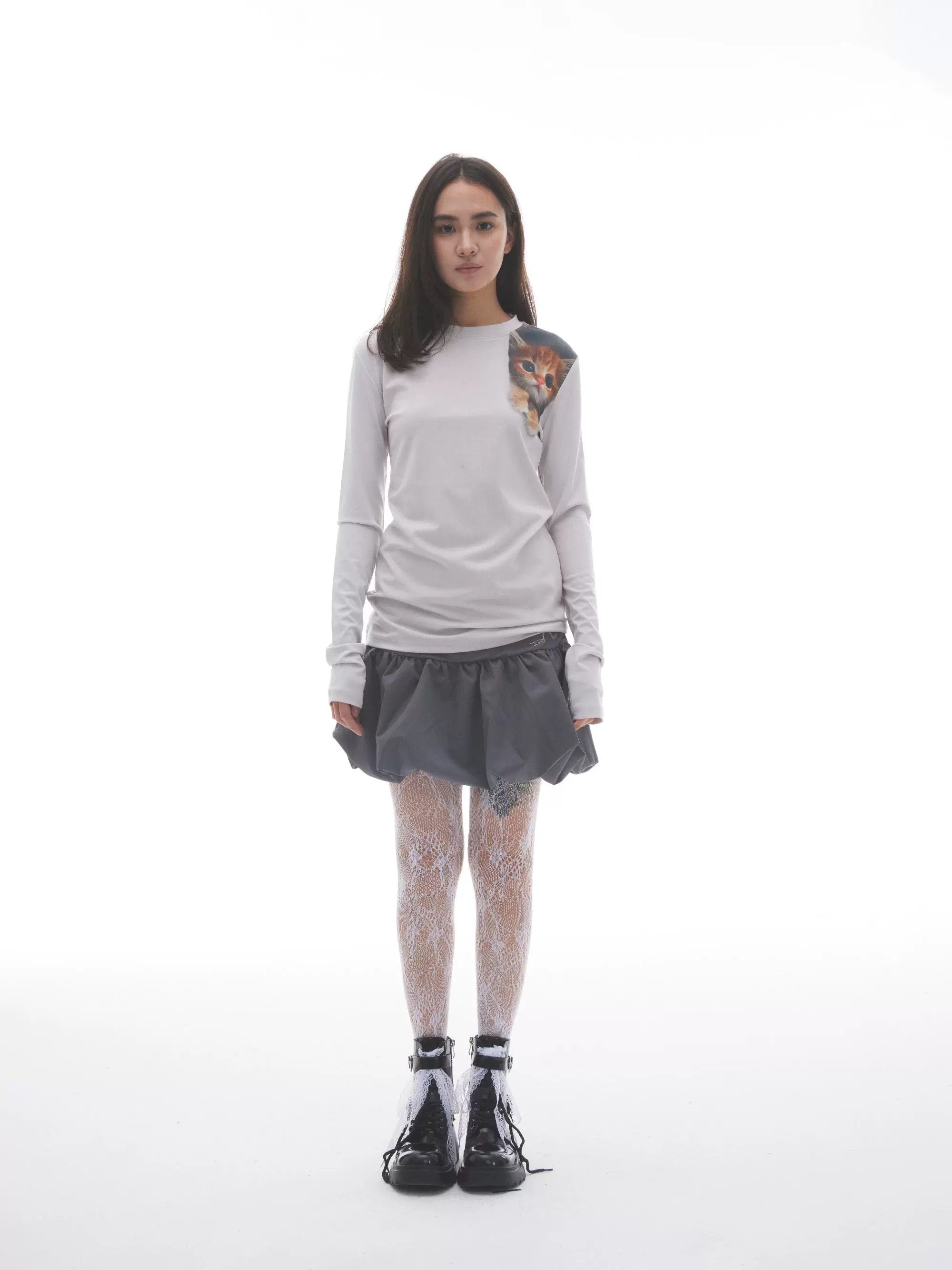 Cat Graphic Long Sleeve