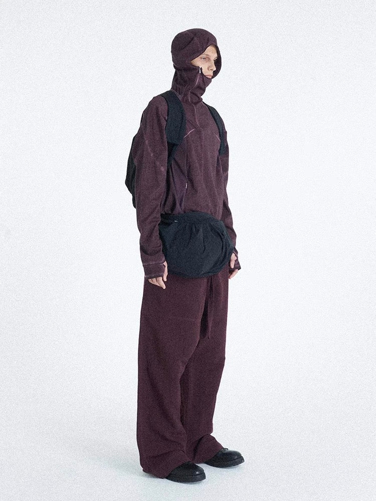 Sheer Hooded Shirt