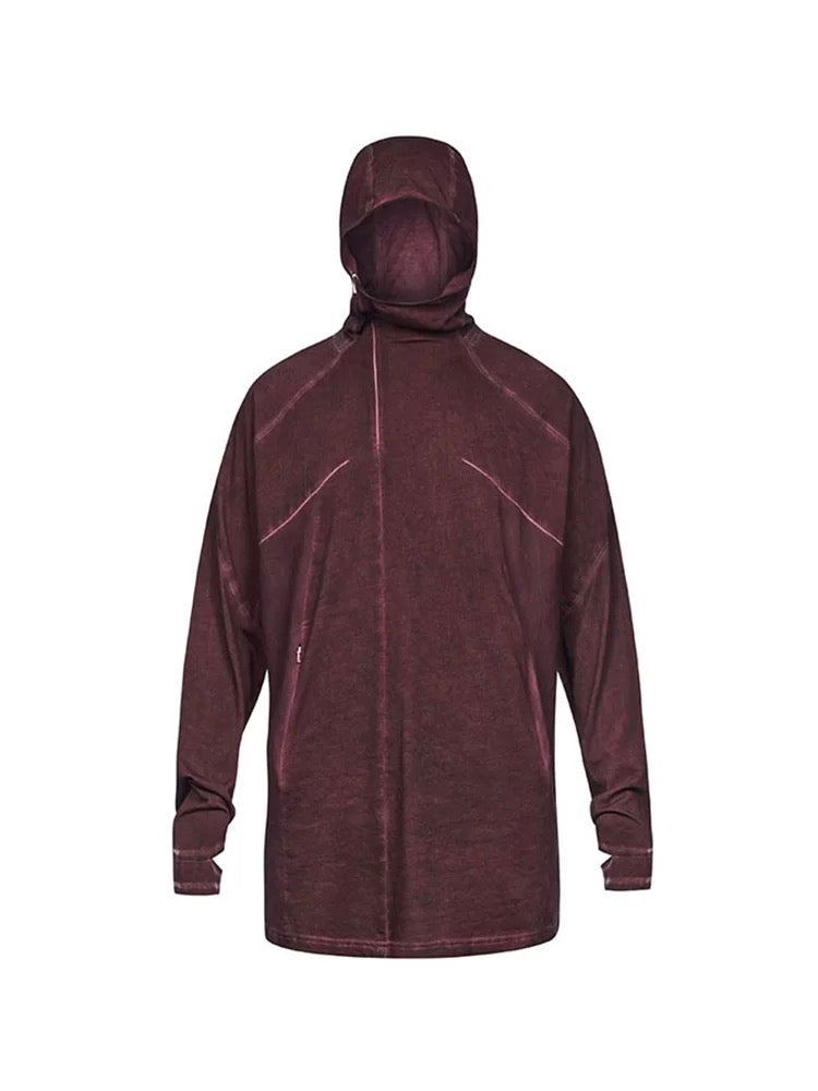 Sheer Hooded Shirt