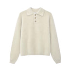 Faux Mink Polo Sweater