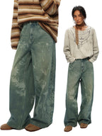 Maple Leaf Print Denim