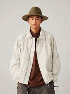 Loose Stand Collar Jacket