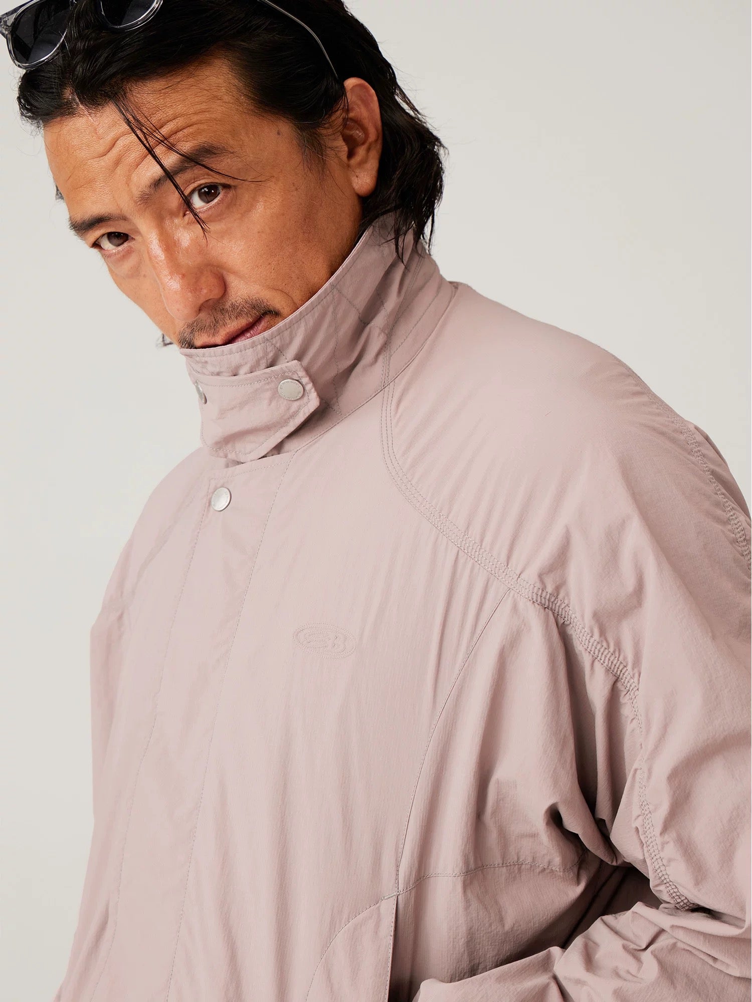Loose Stand Collar Jacket