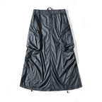 Nylon Cargo Skirt
