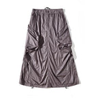 Nylon Cargo Skirt