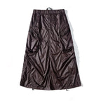 Nylon Cargo Skirt