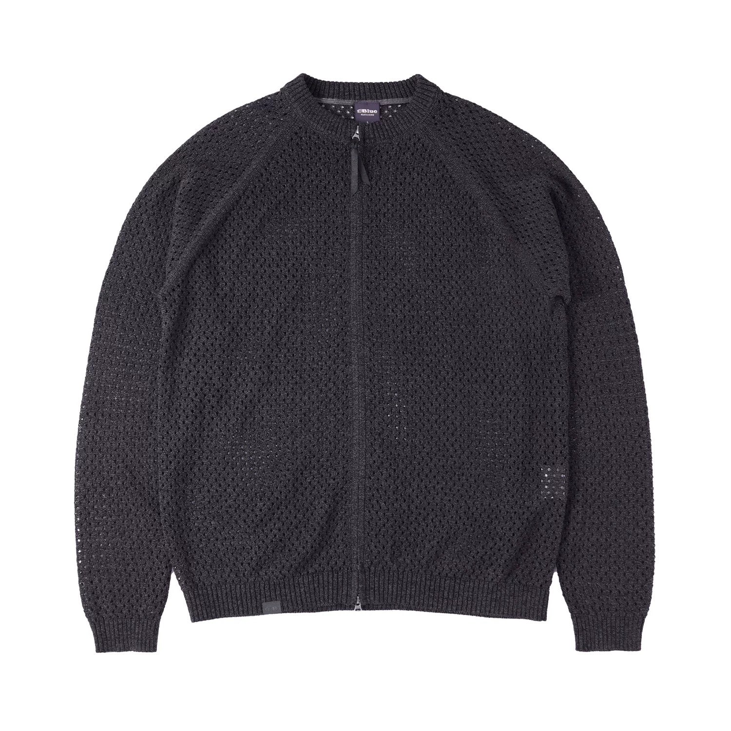 Textured Open-Knit Sweater