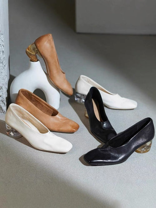 Amber Mid Heel Shoes