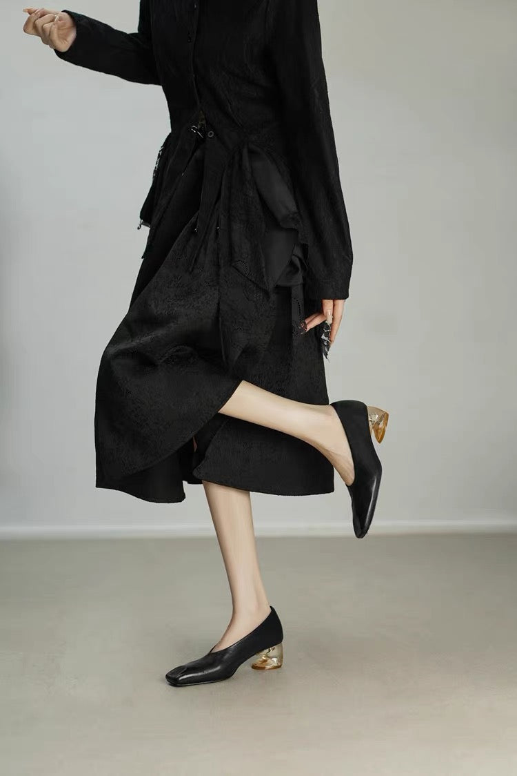 Amber Mid Heel Shoes