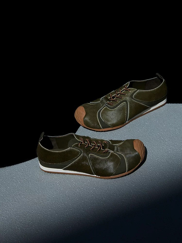 Textured Panel German Trainers