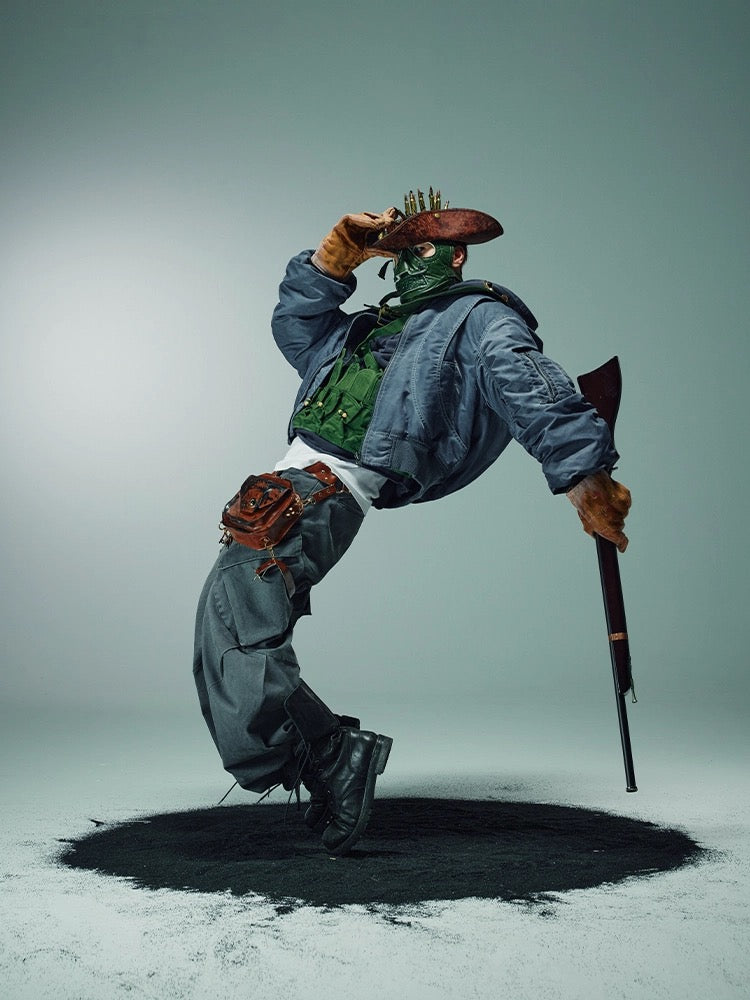 Dagger Cut Cargo Pants