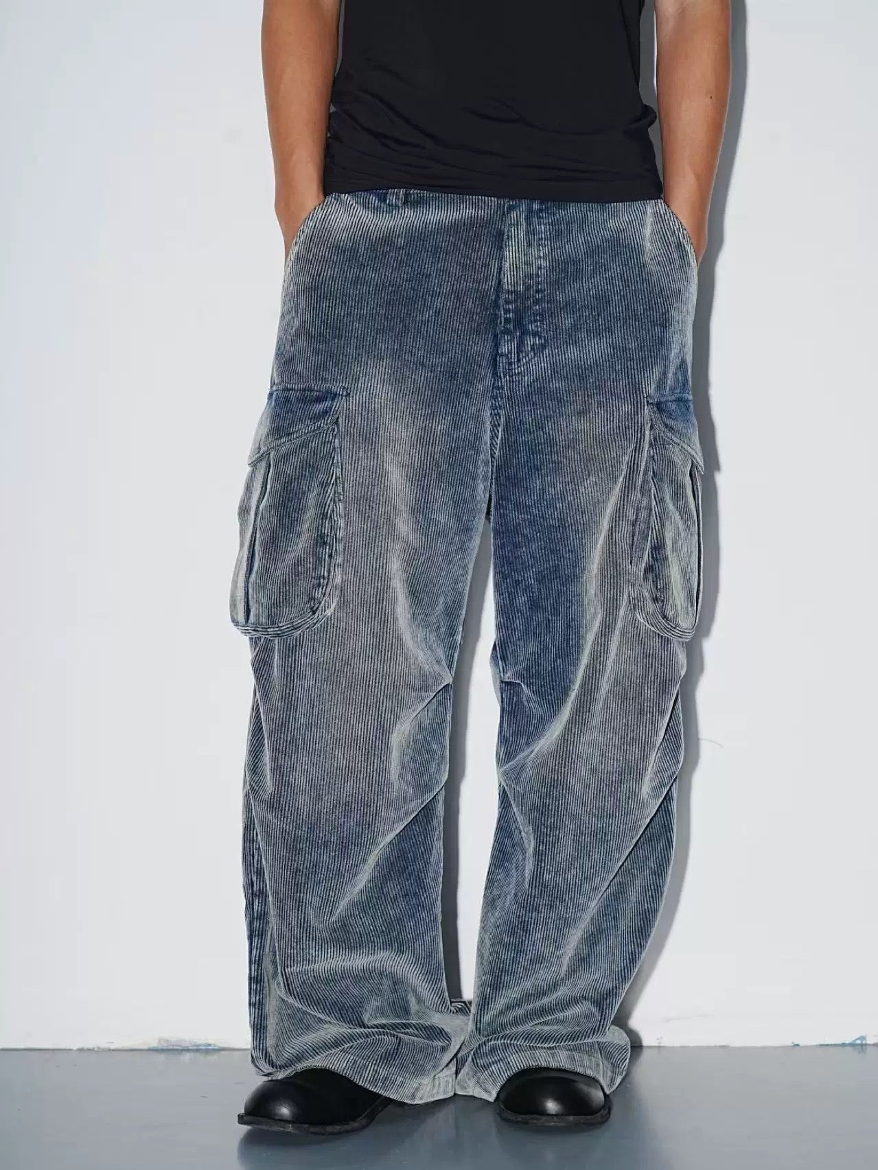 Corduroy Wide Pants
