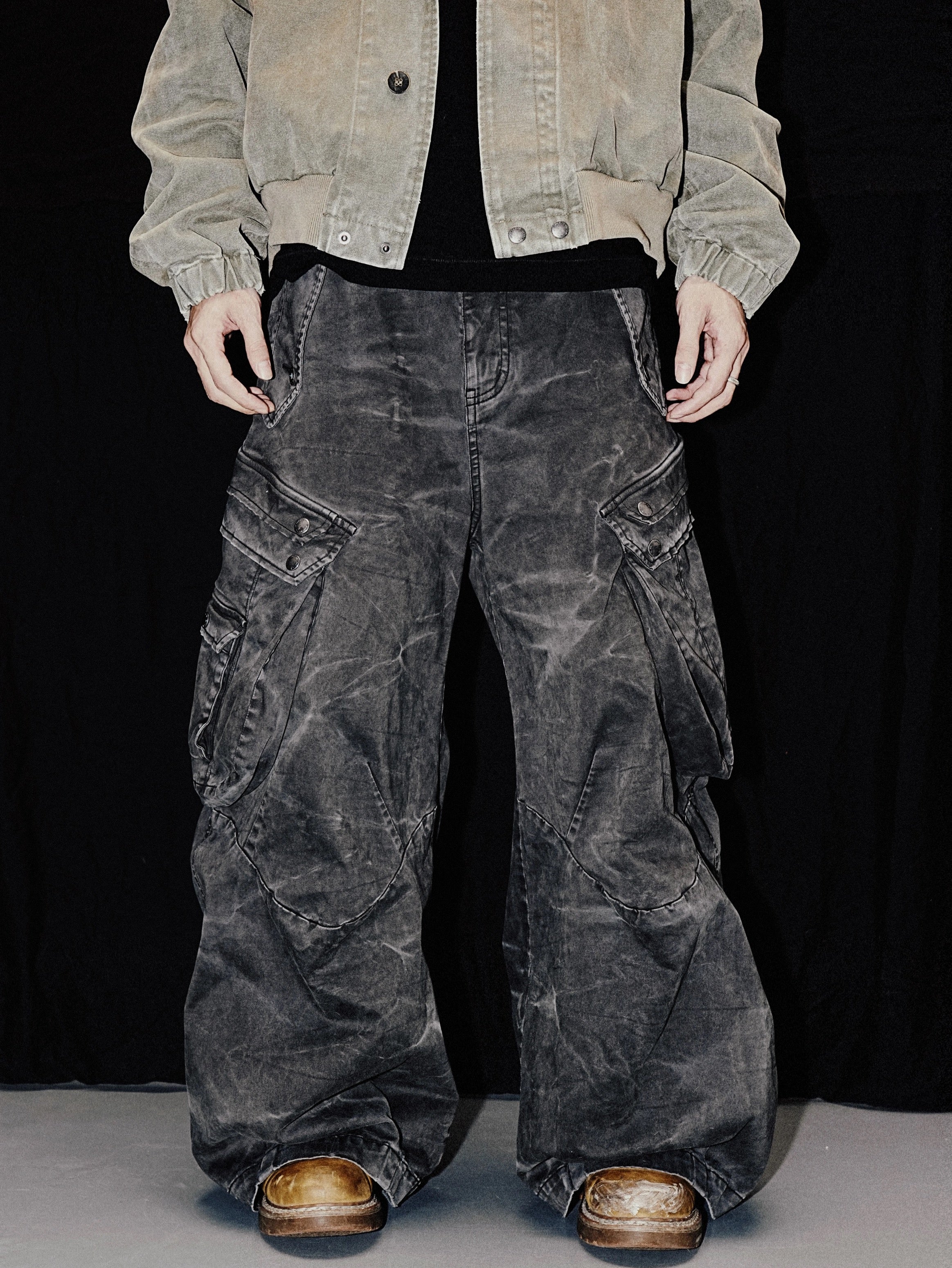 Water Ripple Cargo Pants