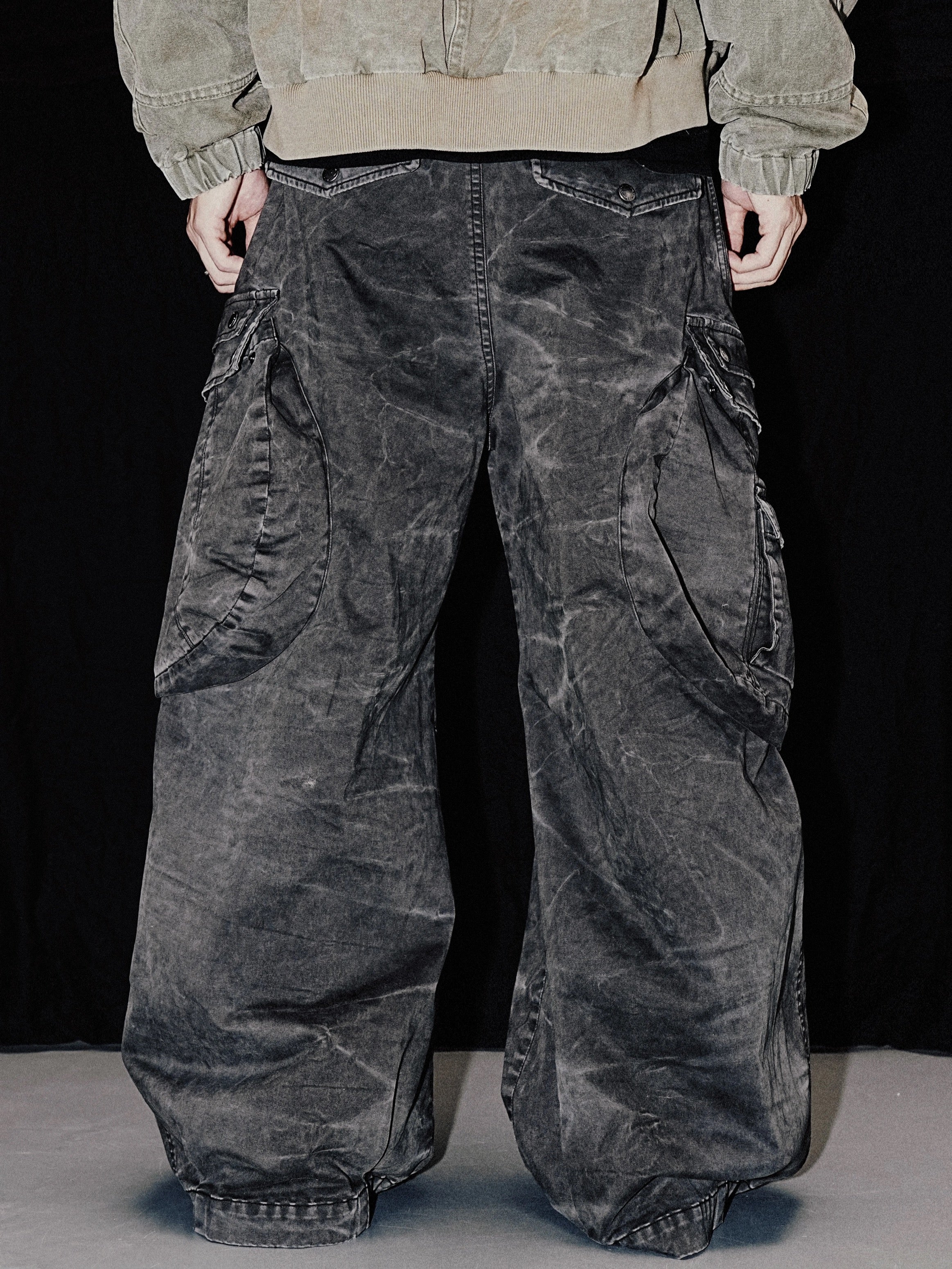 Water Ripple Cargo Pants