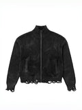 Ripple Turtleneck Cardigan