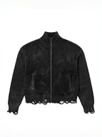Ripple Turtleneck Cardigan