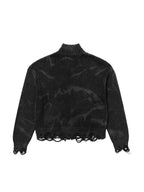 Ripple Turtleneck Cardigan