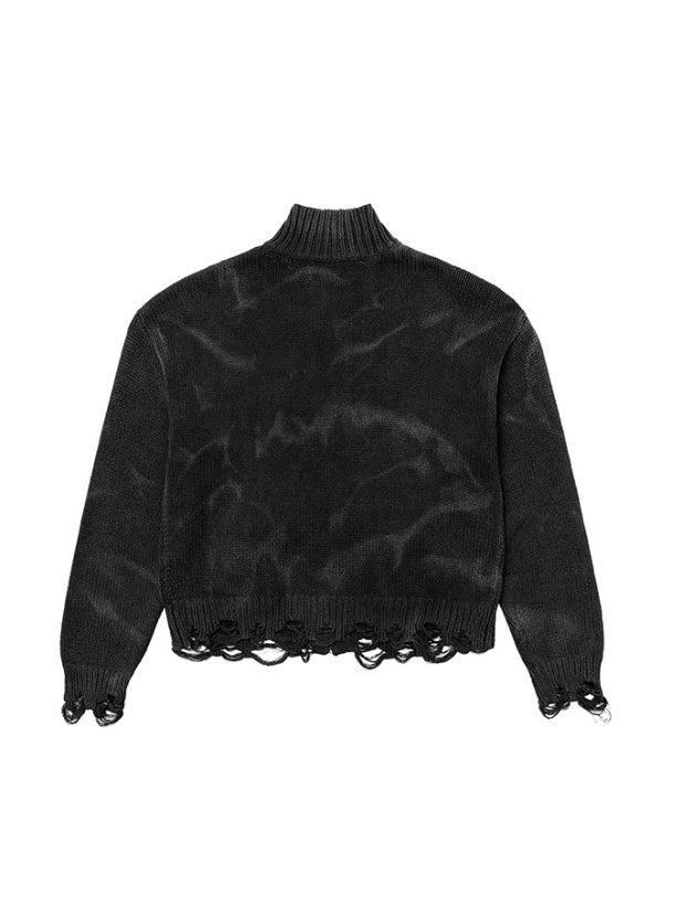 Ripple Turtleneck Cardigan