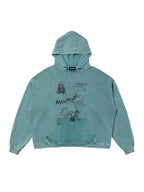 Distressed Graffiti Hoodie