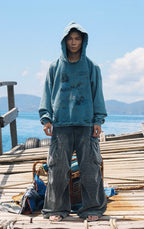 Distressed Graffiti Hoodie
