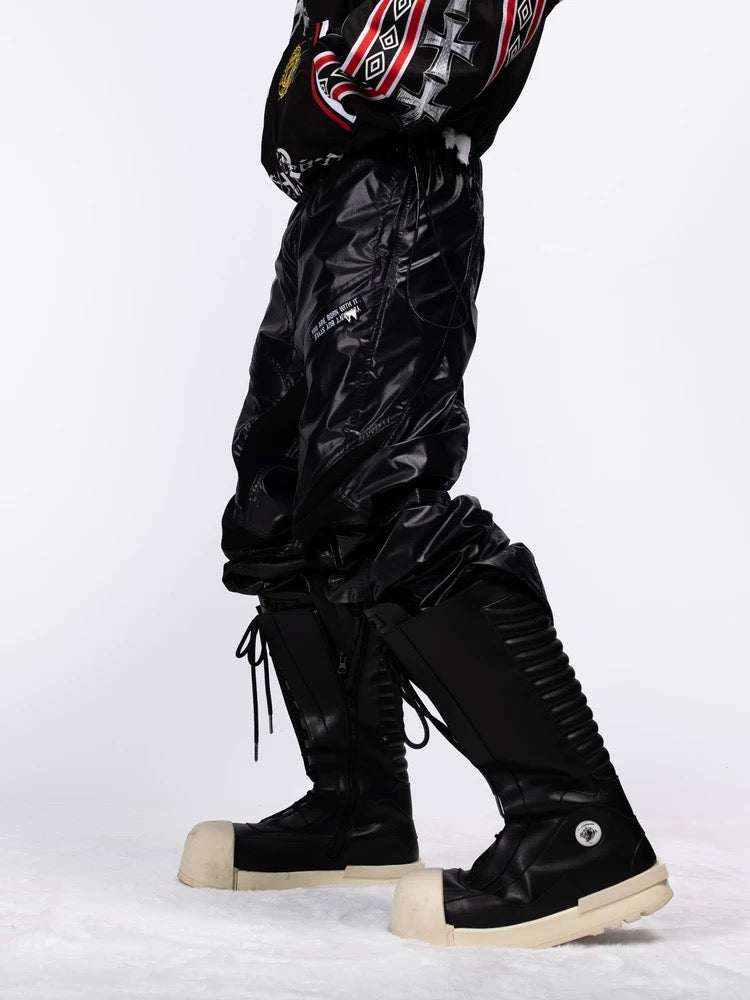 Multi-Angle Patchwork Pants
