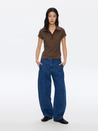 Waistless Curved Denim